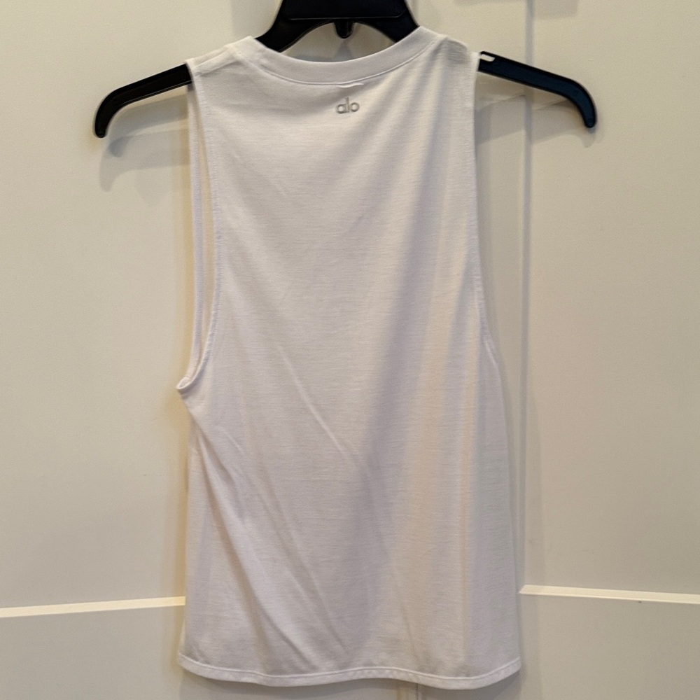 ALO Yoga Classic White Tank Top